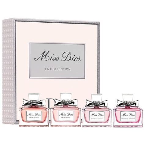 coffret parfum dior miniature|miss Dior mini gift set.